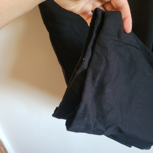 Eileen Fisher Cropped Black Trouser Straight Leg Stretch Extra Large XL - Picture 3 of 8